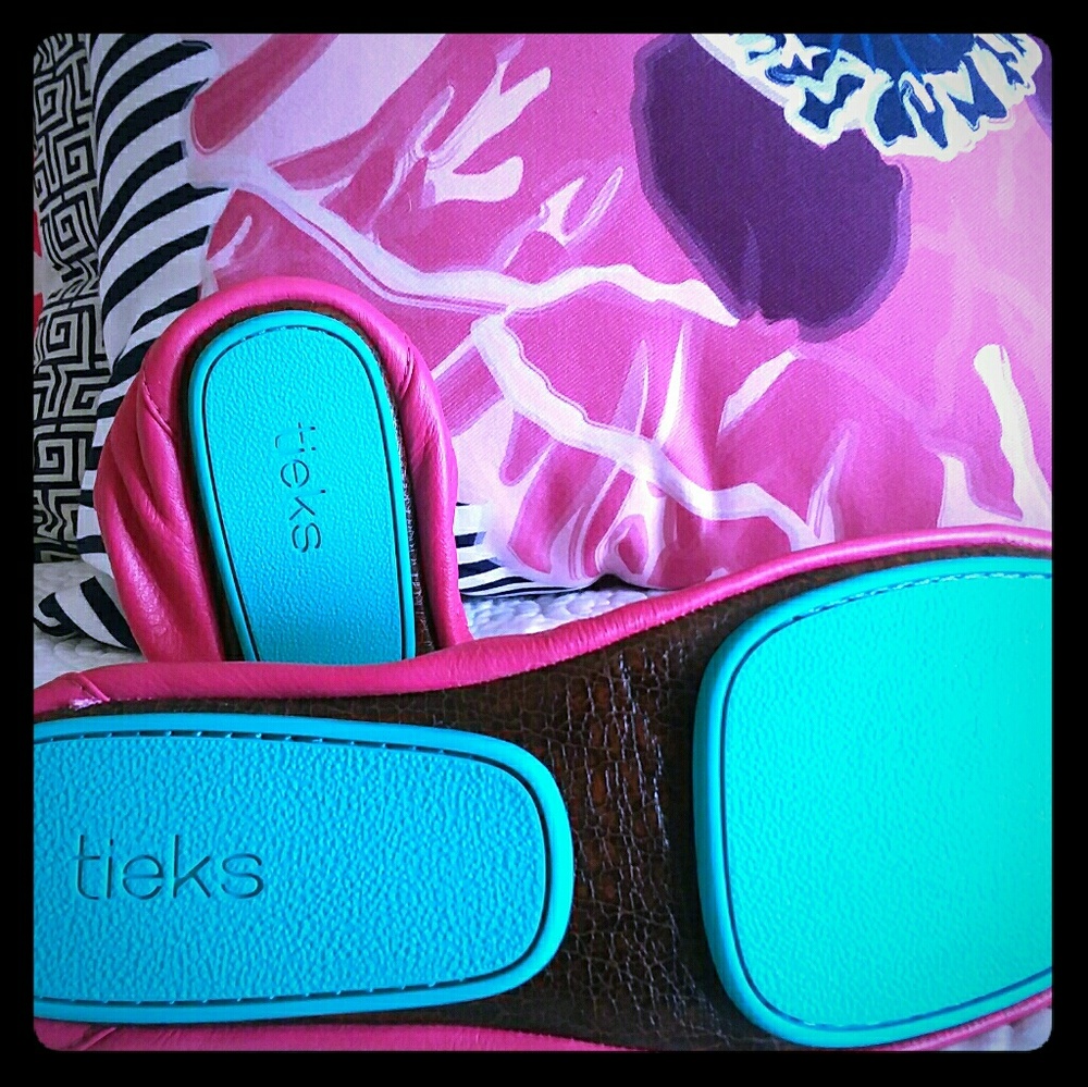 Tieks Pink Flats!